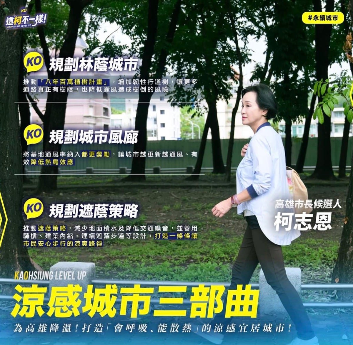 熱浪成全球議題 柯志恩提「涼感城市三部曲」:打造宜居永續高雄 1 Screenshot