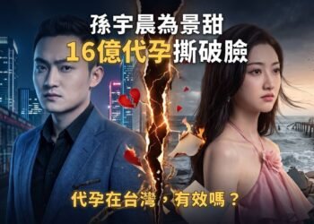 孫宇晨為景甜16億代孕撕破臉！代孕在台灣有效嗎？
