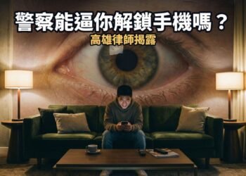 警察能逼你解鎖手機嗎？高雄律師揭露