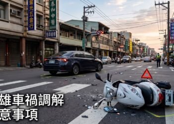 高雄車禍調解怎麼申請？流程與注意事項