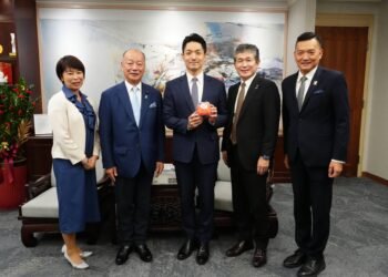蔣萬安會晤自民黨眾議員高木啓 提三大領域盼臺日「共同成長」 10 蔣萬安會晤自民黨眾議員高木啓 提三大領域盼臺日「共同成長」
