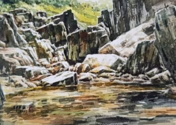 鄉情藝道-許民盛水彩個展
