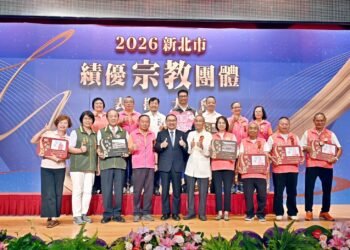 新北績優宗教團體表揚　侯友宜感謝無私奉獻　共築宜居城市